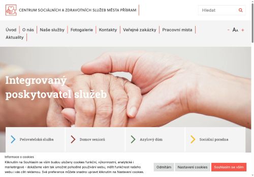Zobrazit webové stránky Centrum sociálních a zdravotních služeb města Příbram