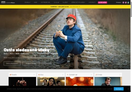 Zobrazit webové stránky Kino a Divadlo A. Dvořáka Příbram