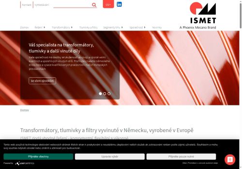 ismet transformátory s.r.o. nabízí práci na pozici Pracovník - pracovnice IT podpory (brigáda-přivýdělek) v obci Běhařovice
