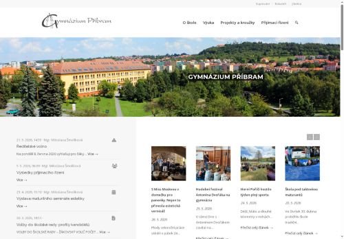 Zobrazit webové stránky Gymnázium Příbram