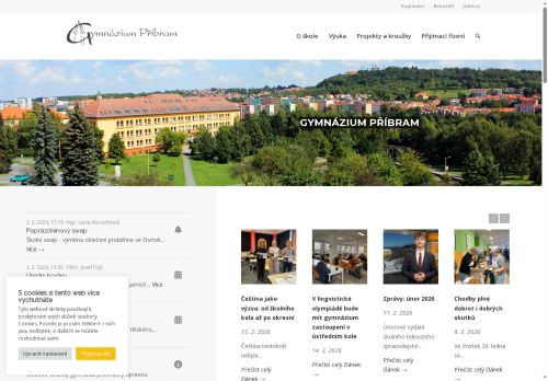 Zobrazit webové stránky Gymnázium Příbram