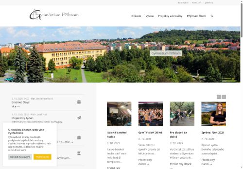 Zobrazit webové stránky Gymnázium Příbram