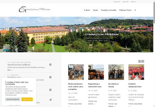 Zobrazit webové stránky Gymnázium Příbram