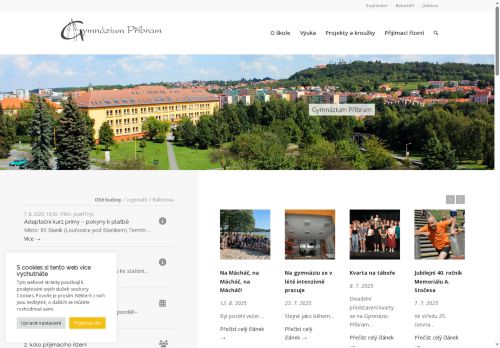 Zobrazit webové stránky Gymnázium Příbram