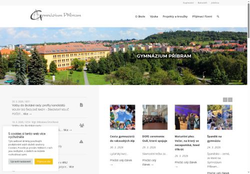 Zobrazit webové stránky Gymnázium Příbram