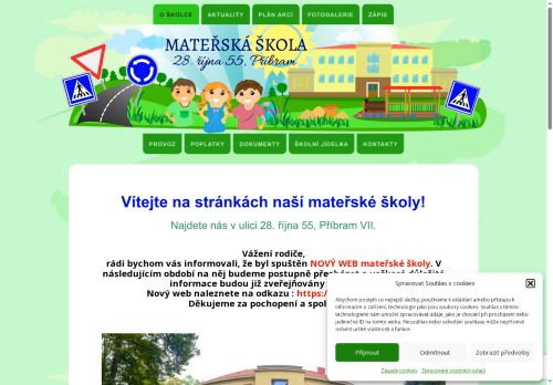 Zobrazit webové stránky Mateřská škola 28. října 55, Příbram VII