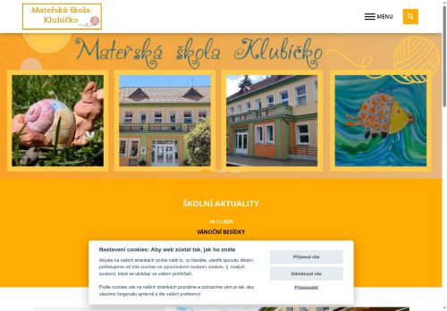 Zobrazit webové stránky Mateřská škola Klubíčko