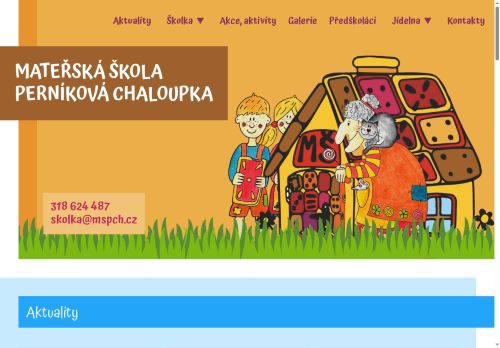 Zobrazit webové stránky Mateřská škola Perníková chaloupka
