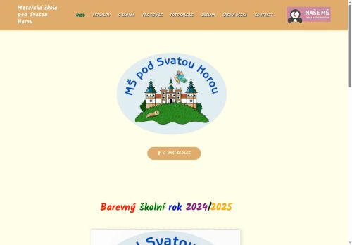 Zobrazit webové stránky Mateřská škola pod Svatou Horou