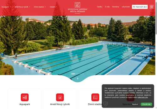Zobrazit webové stránky Sportovní zařízení města Příbram