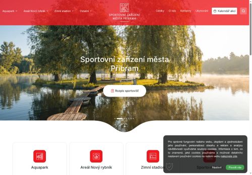 Zobrazit webové stránky Sportovní zařízení města Příbram