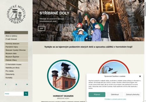 Zobrazit webové stránky Hornické muzeum Příbram