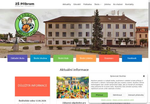 Zobrazit webové stránky Základní škola, Příbram - Březové Hory