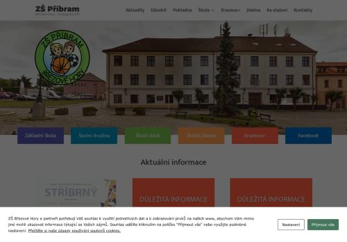 Zobrazit webové stránky Základní škola, Příbram - Březové Hory