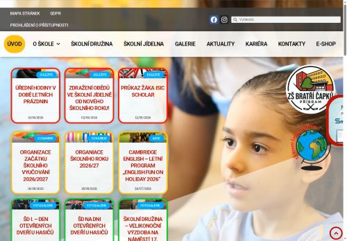 Zobrazit webové stránky Základní škola, Příbram VII