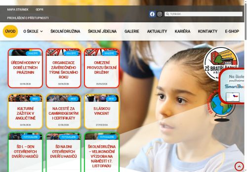 Zobrazit webové stránky Základní škola, Příbram VII