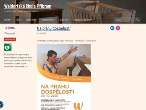 Waldorfská škola Příbram - mateřská škola, základní škola a střední škola