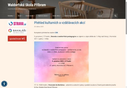 Zobrazit webové stránky Waldorfská škola Příbram - mateřská škola, základní škola a střední škola