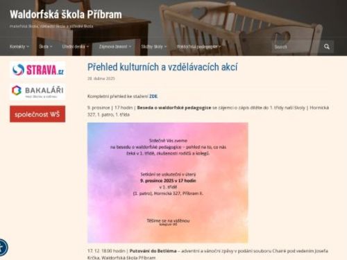 Waldorfská škola Příbram - mateřská škola, základní škola a střední škola