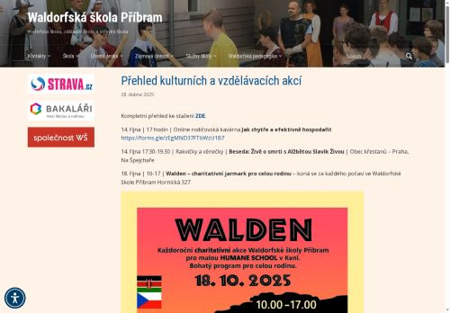 Zobrazit webové stránky Waldorfská škola Příbram - mateřská škola, základní škola a střední škola