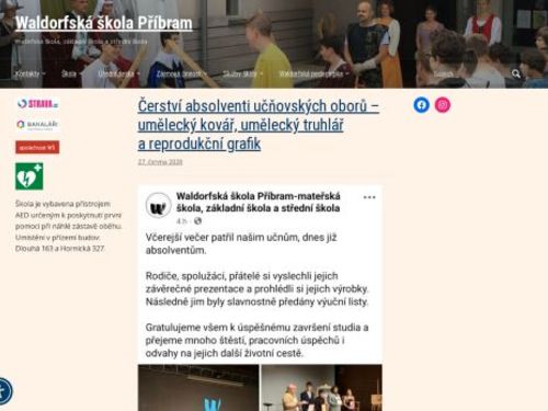 Waldorfská škola Příbram - mateřská škola, základní škola a střední škola