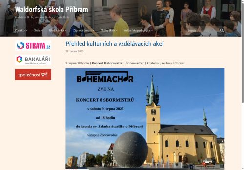 Zobrazit webové stránky Waldorfská škola Příbram - mateřská škola, základní škola a střední škola