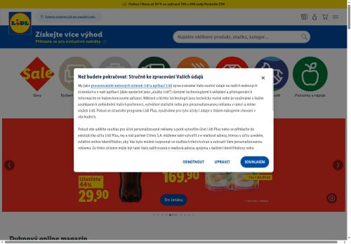 Zobrazit webové stránky Lidl