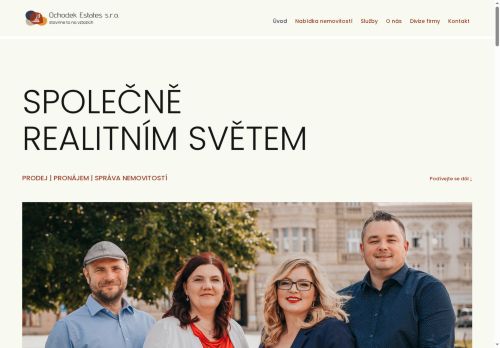 Ochodek Estates s.r.o. nabízí práci na pozici ASISTENT/ASISTENTKA v obci Prostějov