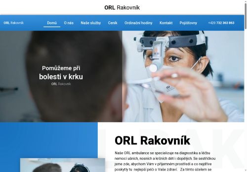 Zobrazit webové stránky ORL - MUDr. Michaela Homerová