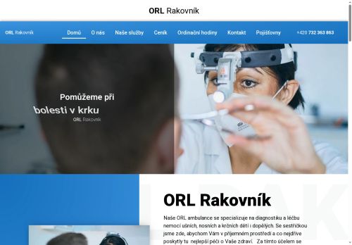 Zobrazit webové stránky ORL - MUDr. Michaela Homerová