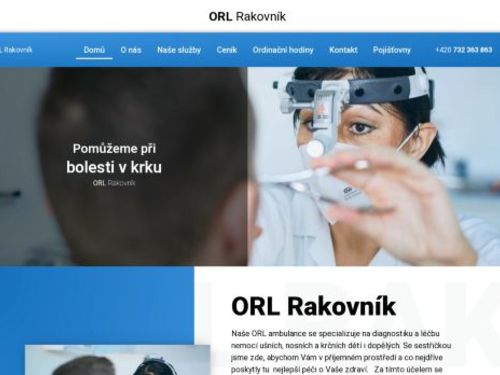 ORL - MUDr. Michaela Homerová