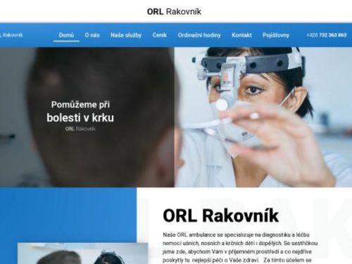 ORL - MUDr. Michaela Homerová