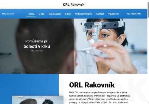 Zobrazit webové stránky ORL - MUDr. Michaela Homerová