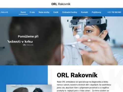ORL - MUDr. Michaela Homerová