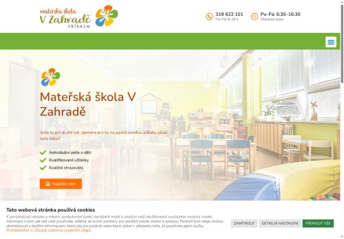Zobrazit webové stránky Mateřská škola V Zahradě