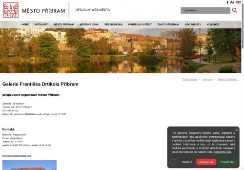 Zobrazit webové stránky Galerie Františka Drtikola Příbram