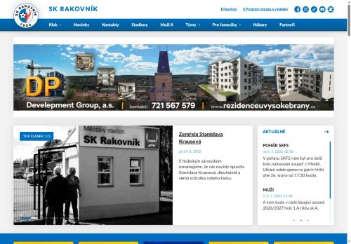 Zobrazit webové stránky SK Rakovník
