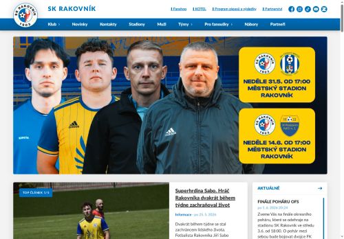 Zobrazit webové stránky SK Rakovník
