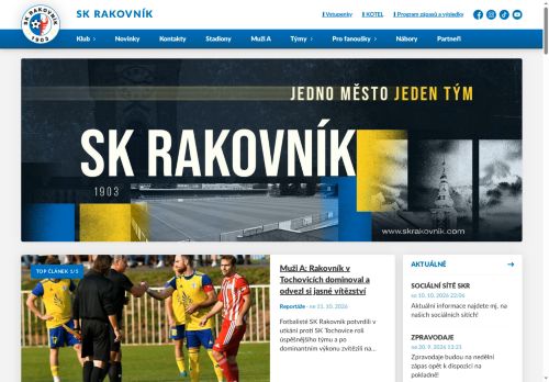 Zobrazit webové stránky SK Rakovník
