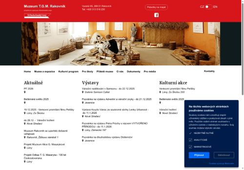 Zobrazit webové stránky Muzeum T.G.M. Rakovník