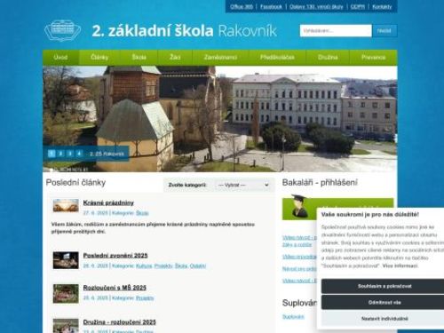 2. základní škola, Rakovník, Husovo náměstí 3