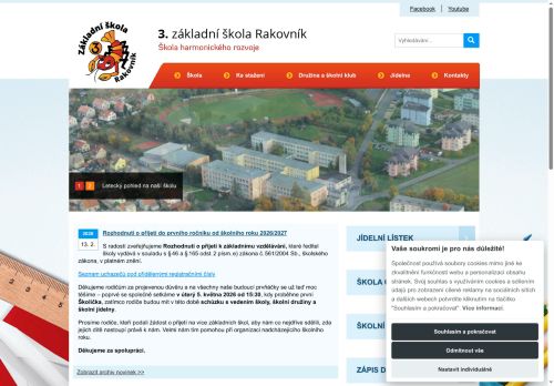 Zobrazit webové stránky 3. základní škola, Rakovník, Okružní 2331