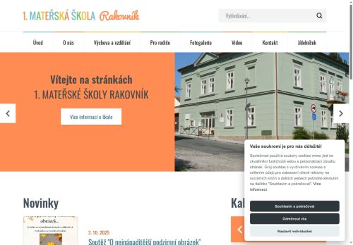 Zobrazit webové stránky 1. mateřská škola Rakovník, V Hradbách 188