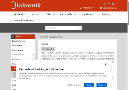 Zobrazit webové stránky Jesle Rakovník