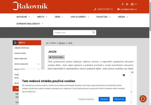 Zobrazit webové stránky Jesle Rakovník