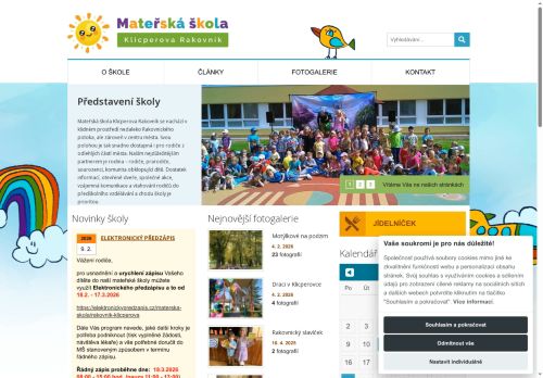 Zobrazit webové stránky Mateřská škola Klicperova Rakovník, Klicperova 1904