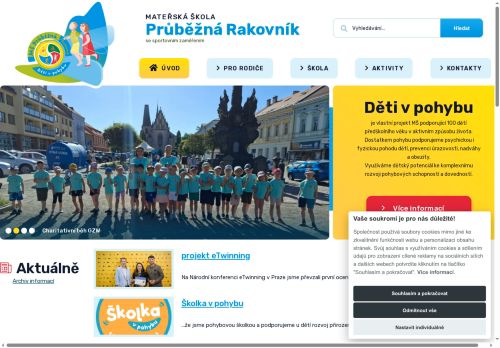 Zobrazit webové stránky Mateřská škola Průběžná Rakovník, Průběžná 2312