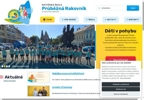 Zobrazit webové stránky Mateřská škola Průběžná Rakovník, Průběžná 2312