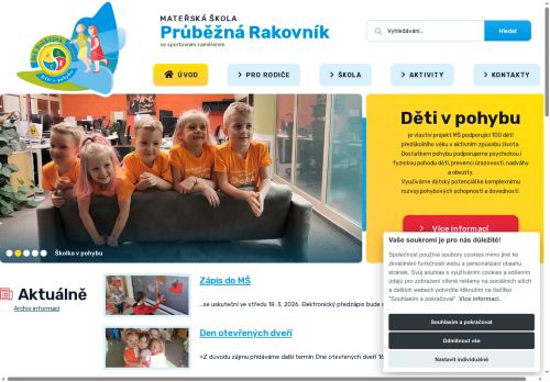 Zobrazit webové stránky Mateřská škola Průběžná Rakovník, Průběžná 2312