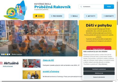 Zobrazit webové stránky Mateřská škola Průběžná Rakovník, Průběžná 2312